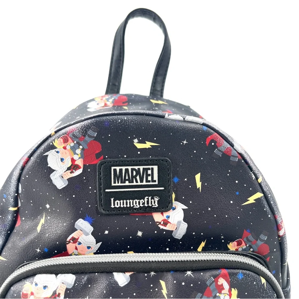 Loungefly Marvel Thor Chibi Galaxy Love and Thunder Mini Backpack